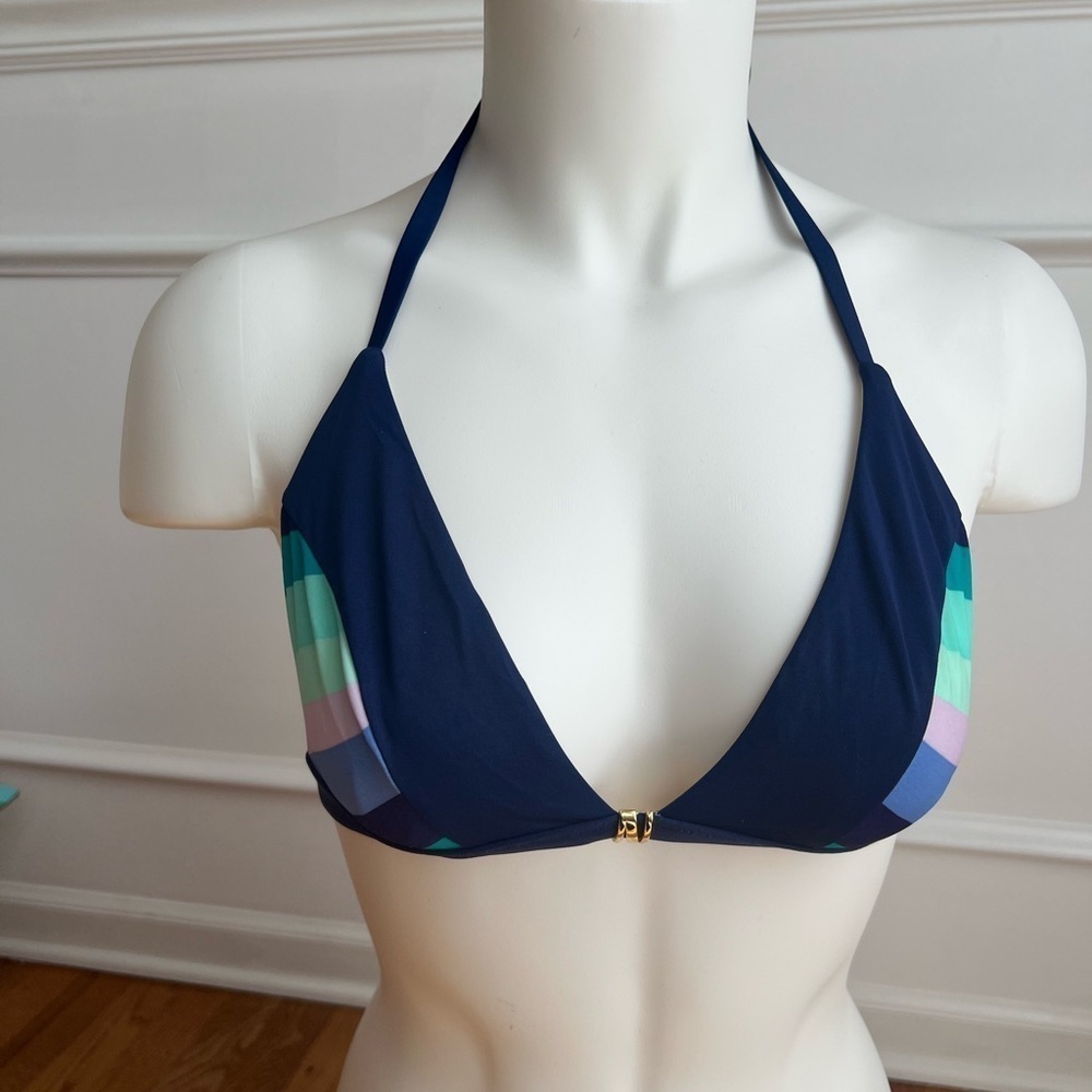 Victoria’s Secret Women’s Navy Halter Bikini Top Size M
